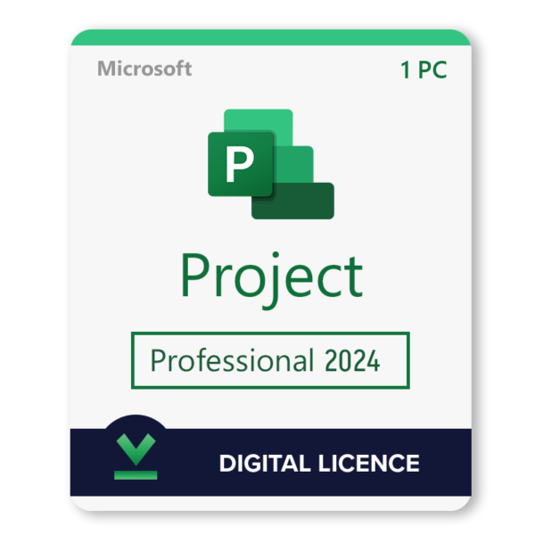 Microsoft Project Professional 2024 Digital License