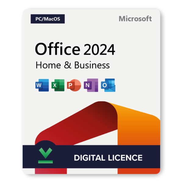 Microsoft Office 2024 Home and Business PC/Mac Transferable Digital Licence