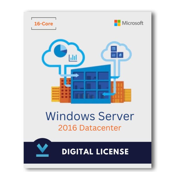 Microsoft Windows Server 2016 Datacenter 16-Core License Key