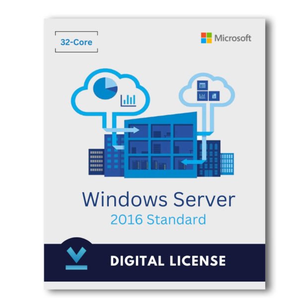 Microsoft Windows Server 2016 Standard 32-core License