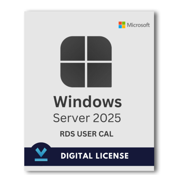 Windows Server 2025 RDS User Connections (50) Cal License