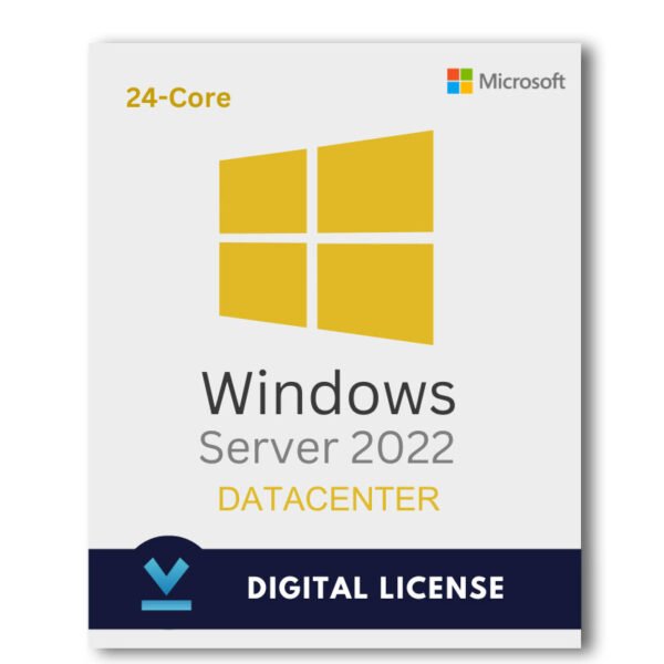 Microsoft Windows Server 2022 Datacenter 24-Core Key License