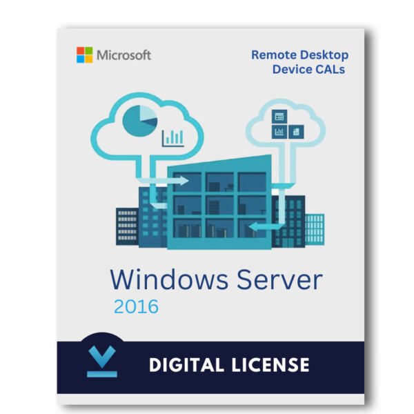 Microsoft Windows Server 2016 RDS Device Connections (50) Cal