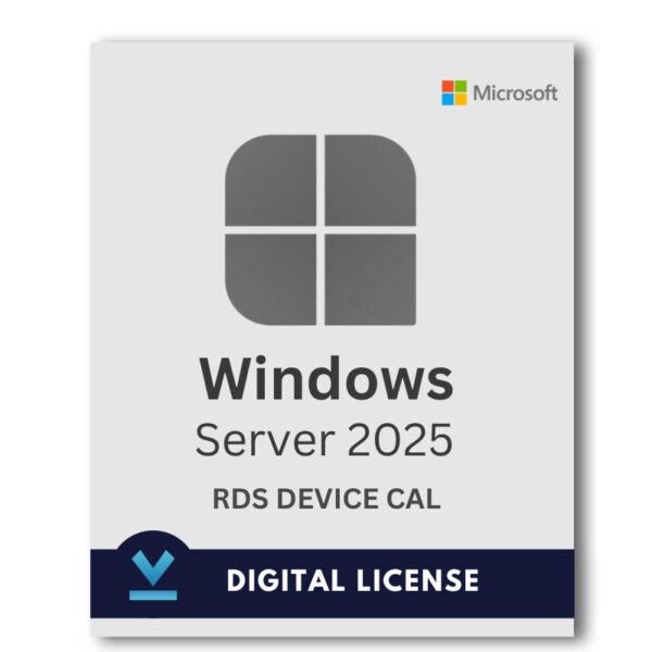 Windows Server 2025 RDS Device Connections (50) Cal License