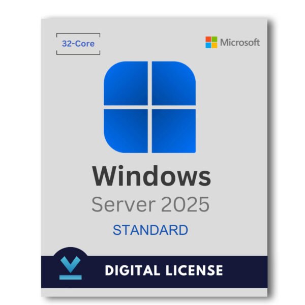 Microsoft Windows Server 2025 Standard 32-Core License