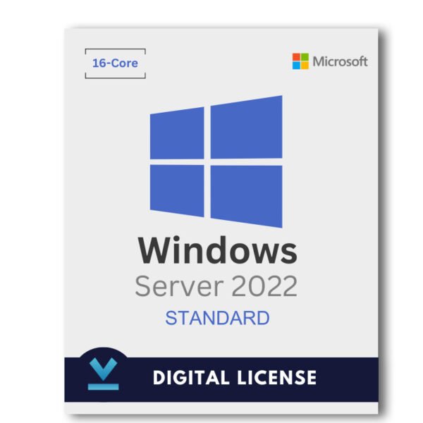 Microsoft Windows Server 2022 Standard 16-Core License Key