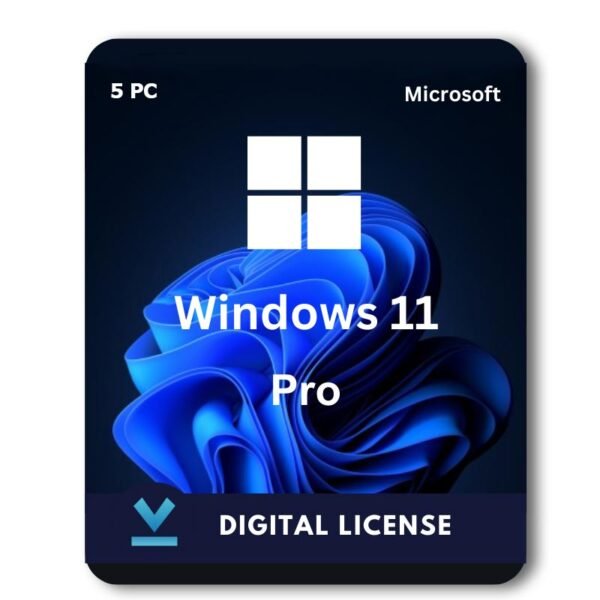 Microsoft Windows 11 Professional Digital License 5 PC